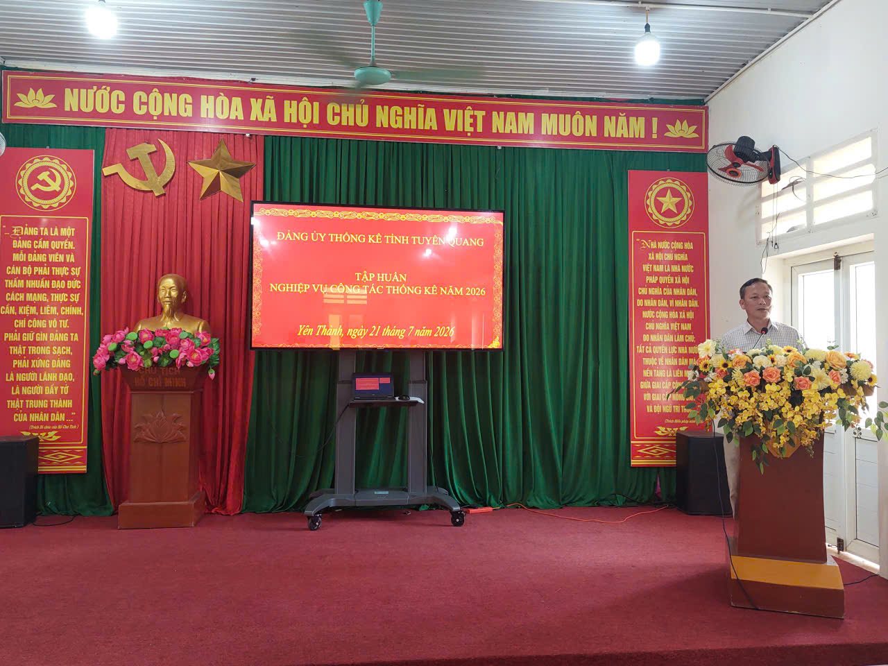 Thống kê tỉnh Tuyên Quang tổ chức Hội nghị tập huấn nghiệp vụ một số chỉ tiêu kinh tế - xã hội năm 2026
